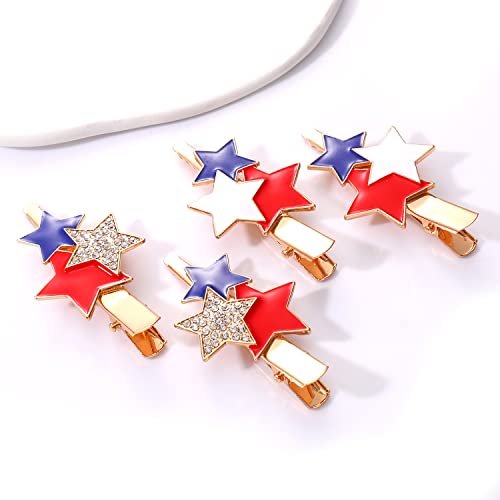 HZEYN 4PCS American Bandle Hair Clip