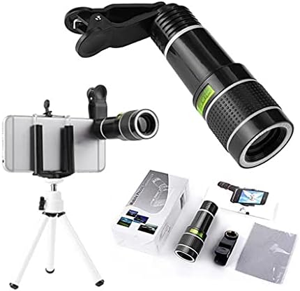 Liruxun 20x Zoom Universal Smartphone Câmera óptica Campo monocular esportivo telefoto clipe lente telescópio