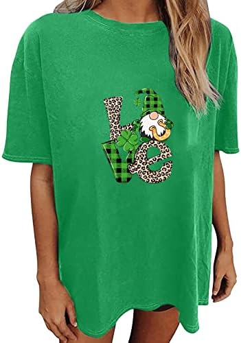 Yubnlvae St. Patrick Day T-shirt feminino imprimir