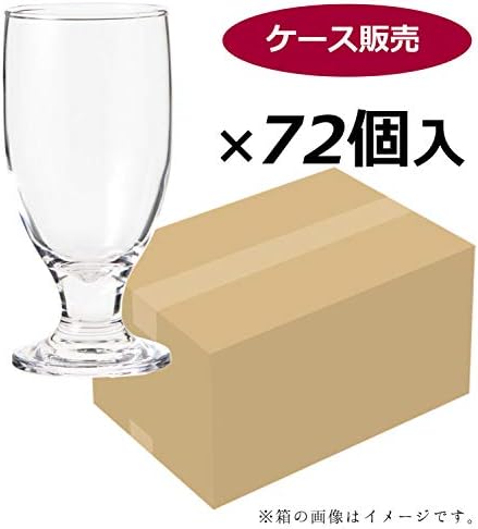Toyo Sasaki Glass 35804hs-1CT Glass de cerveja, 9,4 fl oz, hs hast, conjunto de 72, fabricado no Japão