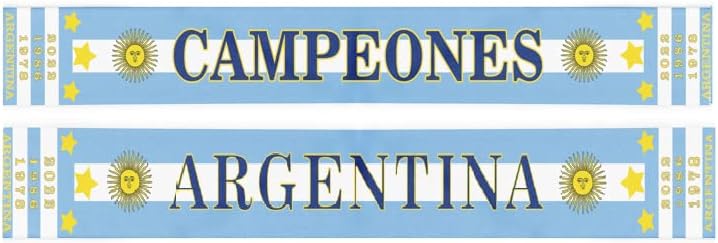 Campeões mundiais da Argentina Três Estrelas Futebol Futebol Quente Inverno Lão de Lão do Necue Fan Support Fan Gift