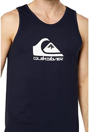 Camiseta do tanque de logotipo do Quiksilver masculino