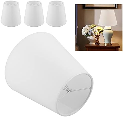 3PCS Taber Sombra de lâmpada de tecido Moderno European Style E14 Clip -ON Lampshade para hotéis, clubes, quartos