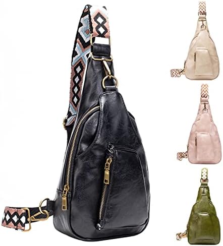 Sling Bag for Women Mens Casual Daypack Backpacks Sling Backpack Sash Bag com porta de carregamento USB para caminhada