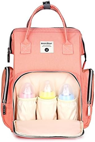 Bolsa de mochila insular Backpack Multifunction Travel Back Pack Maternity Baby Fifty com tiras de carrinho para mamãe tudo