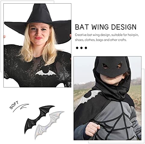 Valiclud 10pcs Diy Bat Wings Halloween Bat Wings Diy Craft Bat Wings