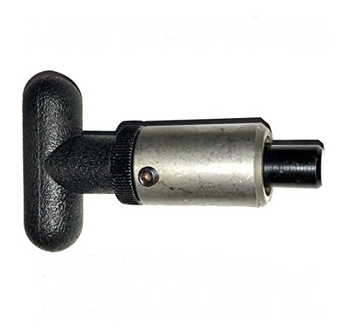 SBDS 'POP' PULL PIN 1 Diâmetro x 1-1/2 Lão de comprimento no barril de aço | Manger de aço de zinco carregado com mola de 3/8