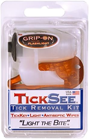 Kit de remoção de carrapatos Tipsee Light Tick, removedor de carrapatos para humanos e animais de estimação, ferramenta