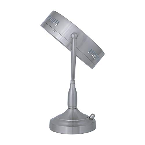 Zadro 11 ”dia. Espelho de maquiagem iluminado incandescente com ampliação 8x/1x espelho de mesa de escurecimento com luz 2 lâmpadas de 20 watts