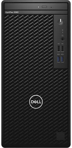 Dell Optiplex 3080 Mini-Tower Desktop Computer-Intel Core i7-10700, 32 GB de RAM, 1TB NVME SSD, 4K Monitor Support DisplayPor