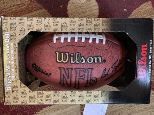 JEFF HOSTETLER AUTOMENT AUTOGRÁFICO PSA/DNA FUTEBOLETA NFL FS Full Wilson Ball - Bola de bolas de futebol autografado