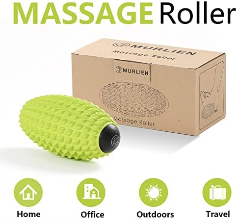 Rolo de massagem Murlien, massagem profunda para liberação miofascial, rolo muscular para recuperação de exercícios e treino, aliviando