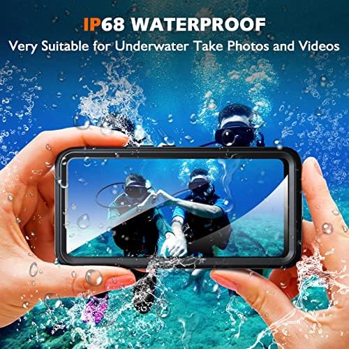 LK para Samsung Galaxy A53 5G Case à prova d'água com protetor de tela embutido [IP68 Subaquática] Caspa robusta