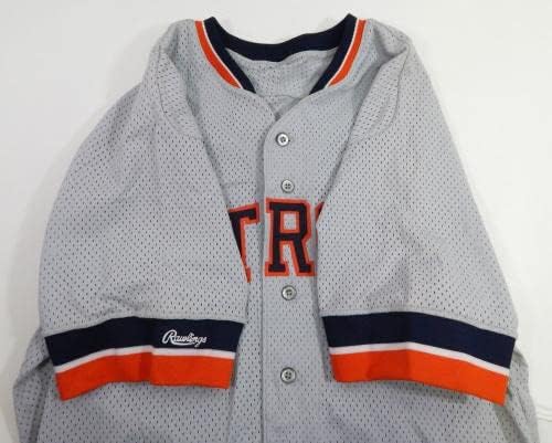 1988 Detroit Tigers Blank Game Emitido em Grey Jersey Batting Practice 44 815 - Jerseys MLB usada para jogo MLB