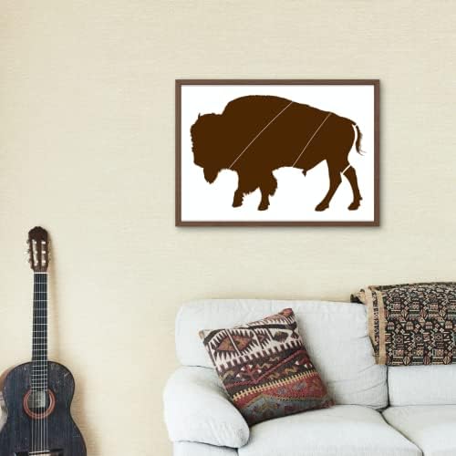Modelo de DIY de estêncil de búfalo melhor vinil grande aerógrafo americano de bisonte estêncils para pintar em