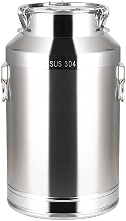 304 Leite de contêiner de alimentos em aço inoxidável pode 15-76l Barril de óleo espessado jarro de barril selado com