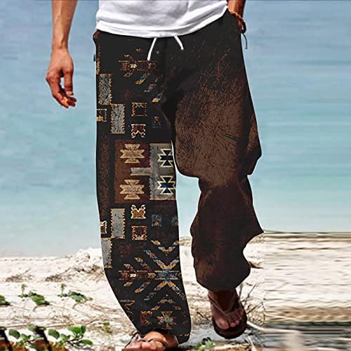 Miashui aberto para homens calças calças de verão praia harém de harém