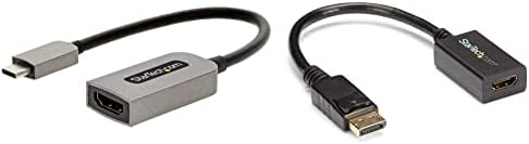 Startech.com USB C para HDMI Adaptador & .com DisplayPort para adaptador HDMI