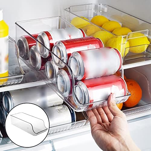 As caixas organizadoras de Petsola 2x podem beber armários de cozinha de congelador ajustáveis ​​de armazenamento
