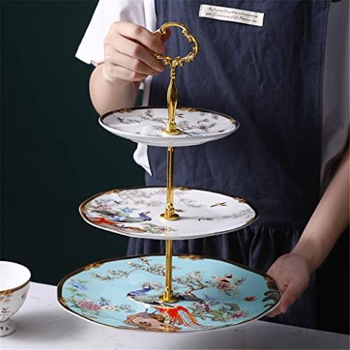 Slsfjlkj novo balcão chinês balcão de chá de chá da tarde prateleira prateleira de cerâmica placa de placa de sobremesa