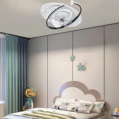 Fã de teto de cozinha Kadeux, com 3 ventiladores de teto clássicos de 3 cores, iluminando luzes do ventilador para o quarto