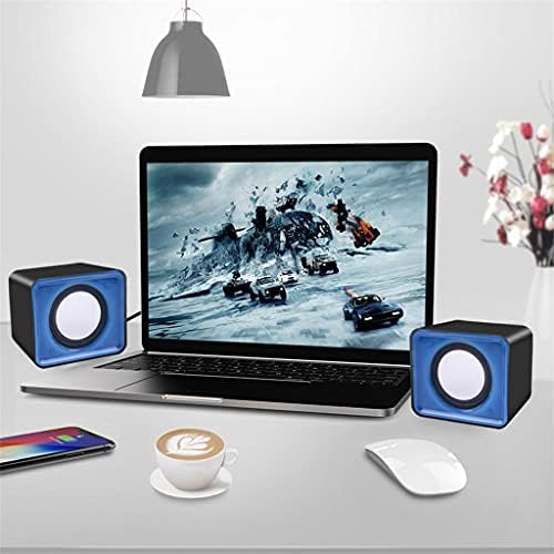 LXXSH Universal USB 2.0 Music Speaker 3,5 mm Mini Music Stéreo Speakers para notebook de computador de mesa multimídia