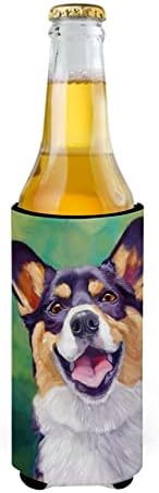 Tesouros de Caroline 7364muk Tricolor Pembroke Corgi Ultra Hugger para latas finas, lata de manga mais refrigerada