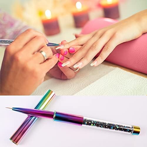 Escovas de unhas mmllzel para manicure unhas de acessórios de pincel suprimentos de ferramentas para profissionais desenho de desenho de desenho kit de gradiente de acrílico