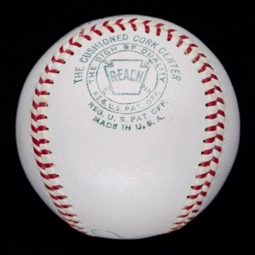 Incrível Joe DiMaggio Single Single Oal Baseball JSA BB12615 - Bolalls autografados