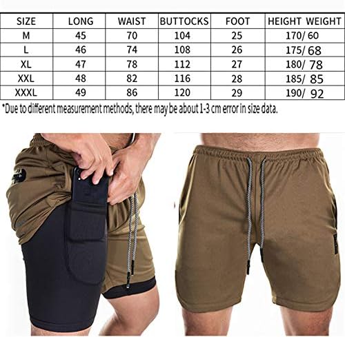 ANDONGNYWELKWELL MEN SHORT CASTO CURSO ELÁSTIC