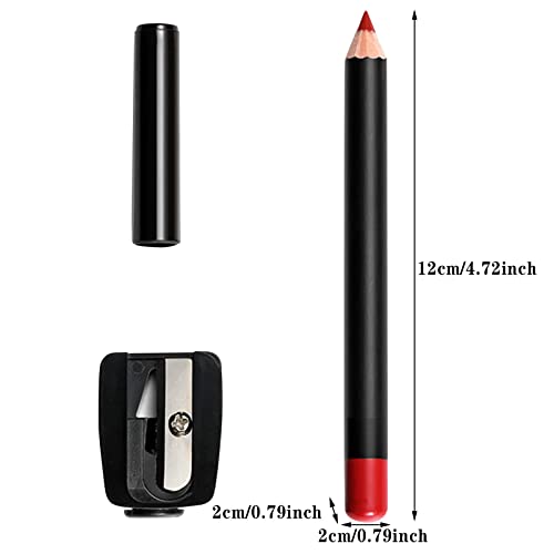 WGUST Crush Makeup Lip Liner Sweat Proof During não é fácil de descolorar a linha de rastreamento Lipstick Pen Authentic