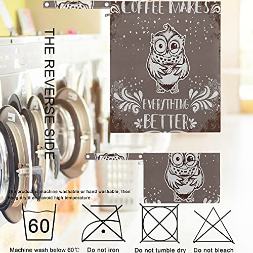 VISESUNNY OWL DA MLAÇÃO com letras 2pcs bolsa molhada com bolsos com zíper para fraldas salateadas reutilizáveis ​​laváveis