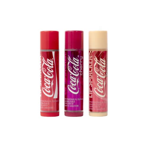 Lip Smacker Coca Cola Cherry, Coca Cola Vanilla e Coca Cola Trio Lip Balm