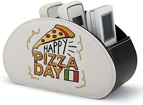 Happy Pizza Day TV Impresso TV Remote Organizer Box Control titular