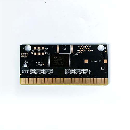 Os zumbis aditi comeram meus vizinhos- etiqueta dos EUA Flashkit MD Electroless Gold PCB Card para Sega Genesis Megadrive