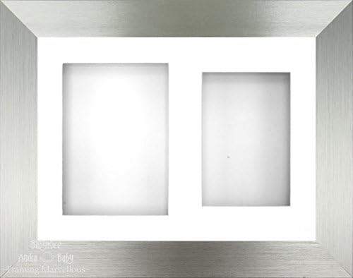 Babyrice 11.5x8.5 Cozido Batido 3D Frame / 2 orifício Montagem branca