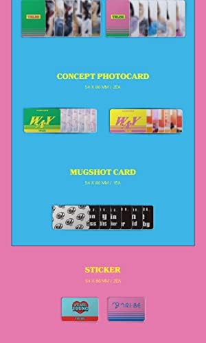 Tri.be w.a.y 2º mini -álbum Nemo plataforma versão 1p NFC Tipo Nemo Card+Aproximado PhotoCard+Sign Linguae PhotoCard+Concept