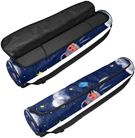 Alien Cabin Yoga Mat Bags Saco de transporte de ioga completo para homens, exercícios portador de tapete de ioga com cinta ajustável