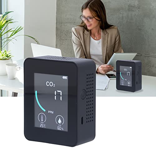 Dector de qualidade do ar, detector de CO2 interno, 2CO1T LCD Digital Temperature and umidade Detector, Alarme portátil Monitoramento