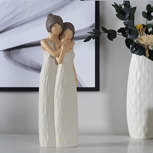 Butiliveen Mãe e filha Figuras, mãe filha abraçando estátuas de estatuetas, presentes da filha da mãe, presentes para a mãe