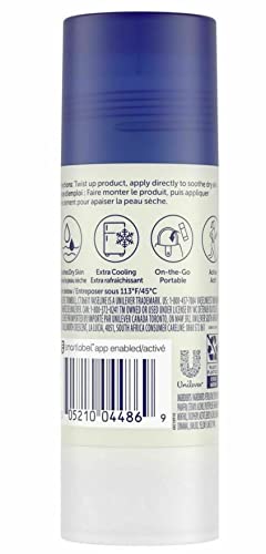 Unilever refrescante bálsamo de corpo geléia anti -fricção para reviver e restaurar a pele seca 1.4 oz - 3 contagem
