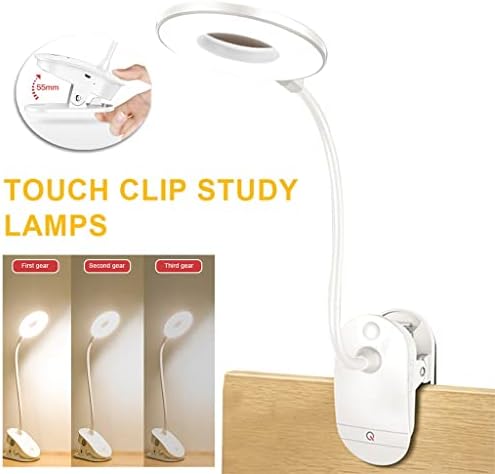 Ctydd Bedroom LIVRO LED LED LEITO DE CATURA LIGHT LEITE LUZ FLEXIBLE CLIP MUITA USB TABELA LED MAGAÇÃO Lâmpada Lâmpada