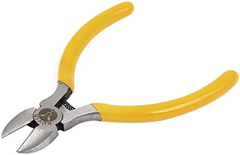 Novo cabo de arame LON0167 Ferramenta de fios de eficácia confiável Capinheiros de corte diagonal amarelo 115 mm de