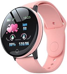 Byikun Smart Watch, Fitness Tracker com monitor de freqüência cardíaca, pressão arterial, rastreamento de oxigênio no sangue, 119S Color Screen impermeável Relógio inteligente para homens e mulheres, compatível com iOS e Android