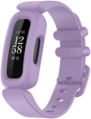 ECSEM Substituição Smart Watch Bands compatíveis com Fitbit Ace 3 Smart Watch, pulseira de relógio de silicone suave para Fitbit Ace 3 para crianças