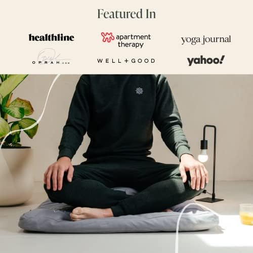 Meditação de Meditação Zabuton consciente e moderna - Yoga cheia de algodão e almofada de meditação - Meditação de
