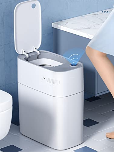 Lixo do sensor de ensacamento automático de chunyu, lixo de cozinha de banheiro em casa 14L pode estrear o lixo do banheiro