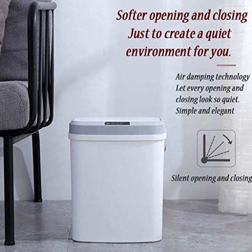Neochy Indoor Dustbins domésticos Indução Indução Lixeira lata de cozinha quarto quarto banheiro cozinha latas de lixo/cinza