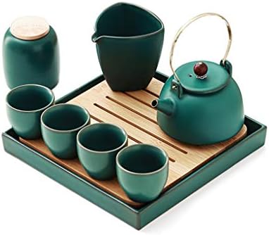 JYDQM Retro bule de chá fazendo chá, conjunto de chá de kung fu, bandeja de chá, mesa de chá de armazenamento de água,
