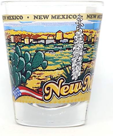 Novo México Estado envolvente vidro de tiro